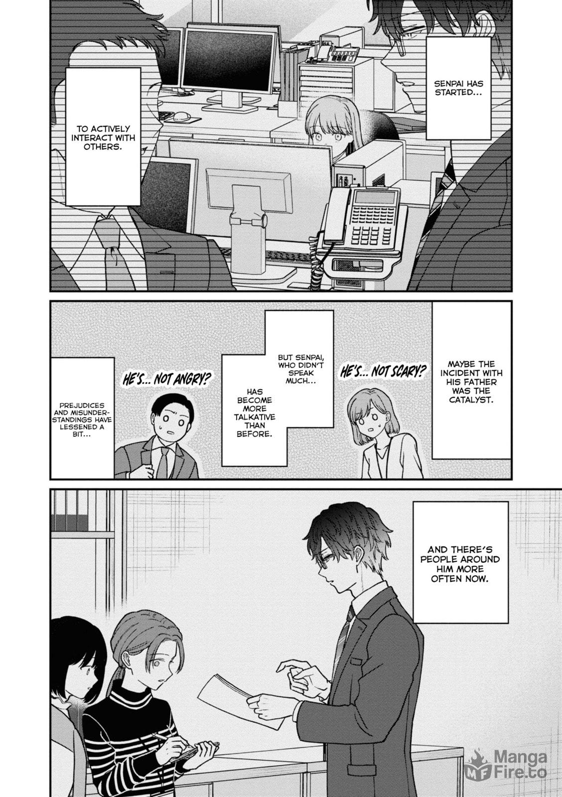 Kuuki ga "Yomeru" Shinnyushain to Buaiso na Senpai no Hanashi (Web-comic) – Chapter 52 page 4