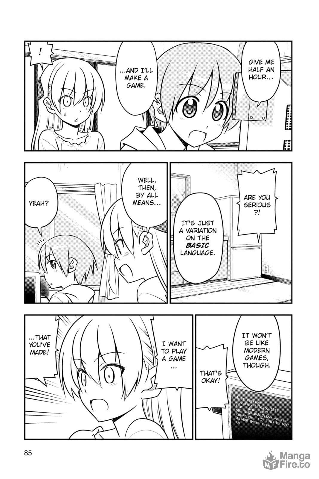 I didn't make any program on Ba-Maga, I just read Kage-san's manga all day page 8