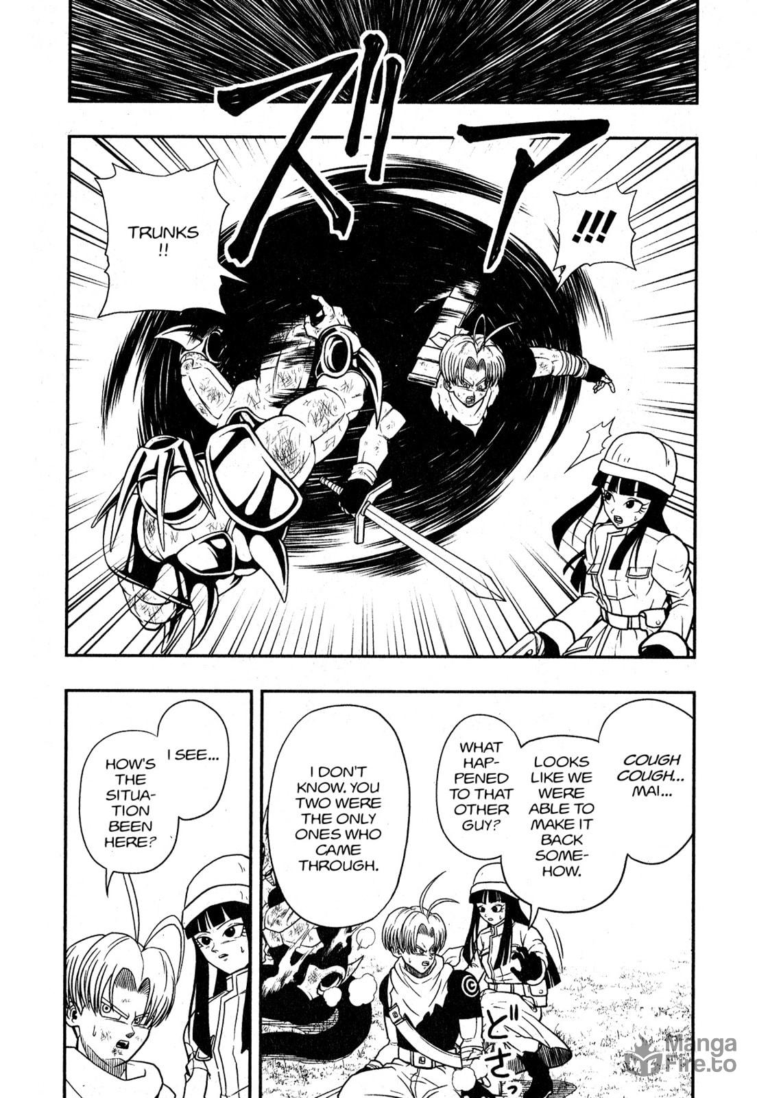 The ones who saved Goku and Vegeta are none other than themselves!! page 11