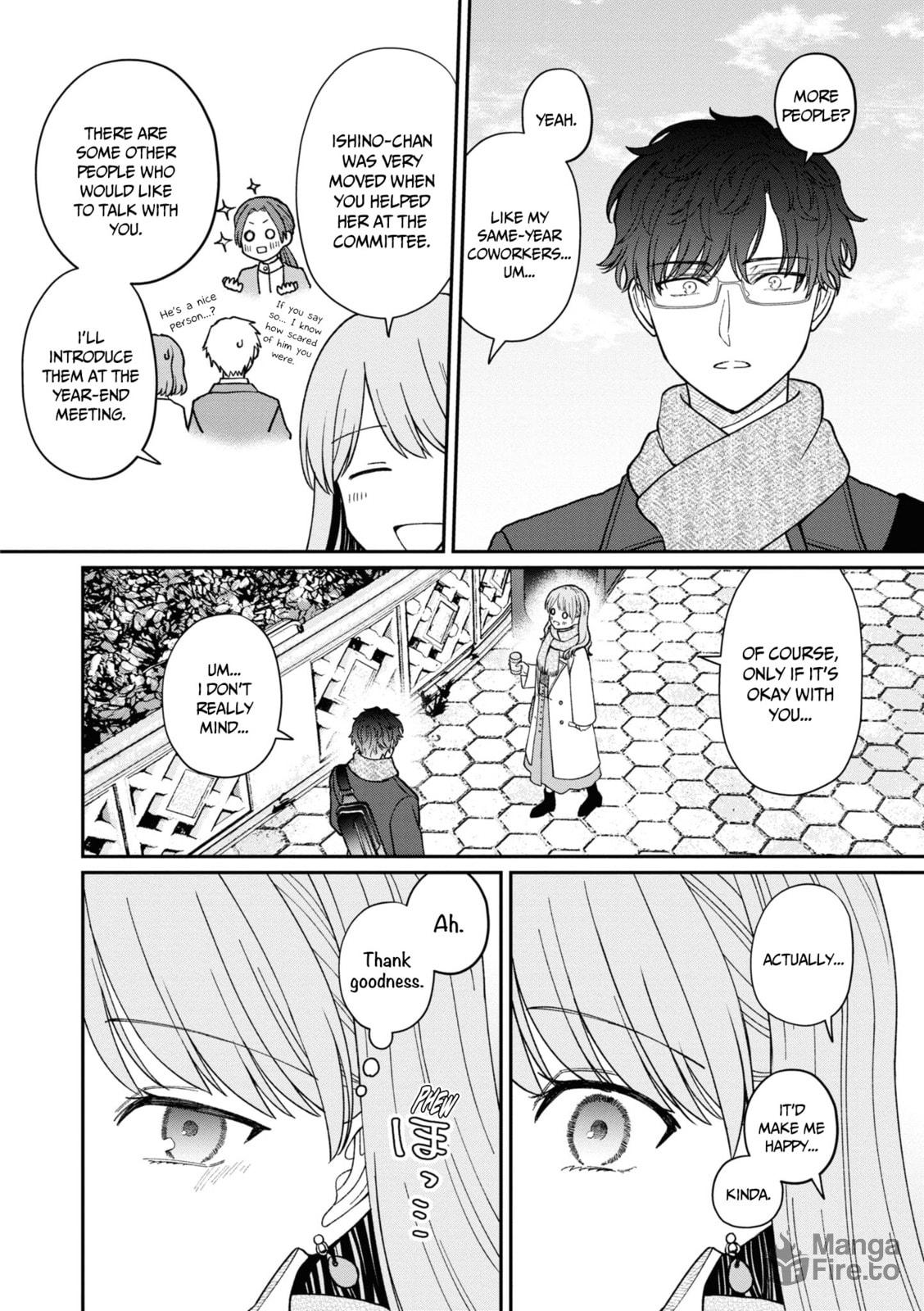 Kuuki ga "Yomeru" Shinnyushain to Buaiso na Senpai no Hanashi (Web-comic) – Chapter 52 page 14