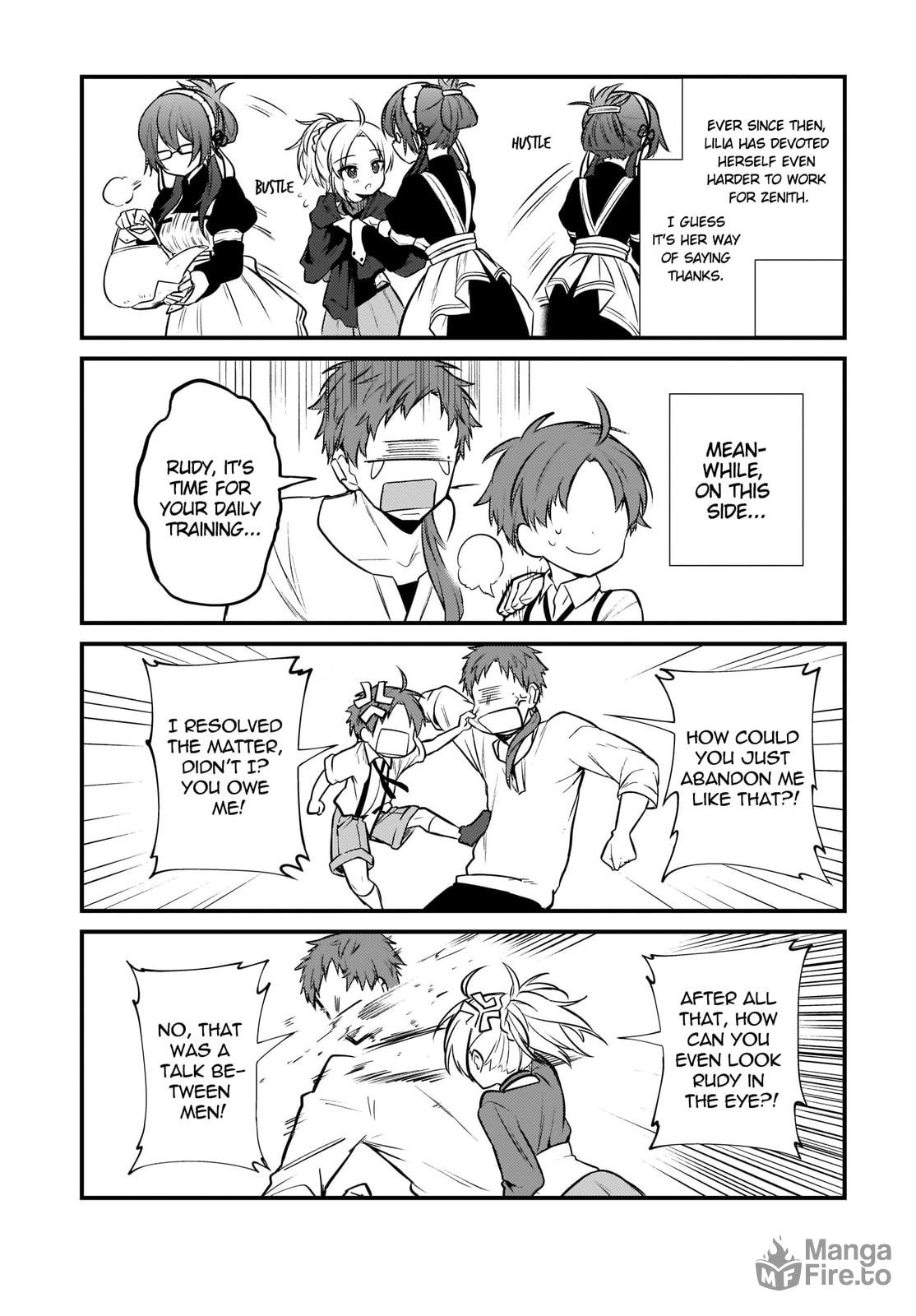 Mushoku Tensei: 4-koma ni natte mo Honki dasu – Chapter 5 page 9