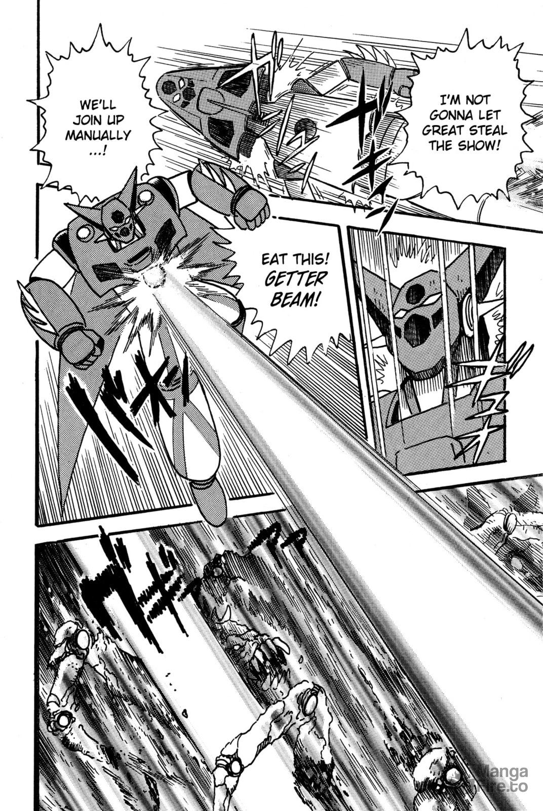 Assault of the Meteorite Beast Crabgiron!! Getter In Crisis page 19