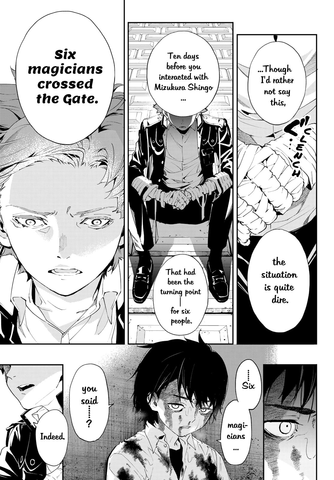 Evil in Disguise. — Irregular page 27