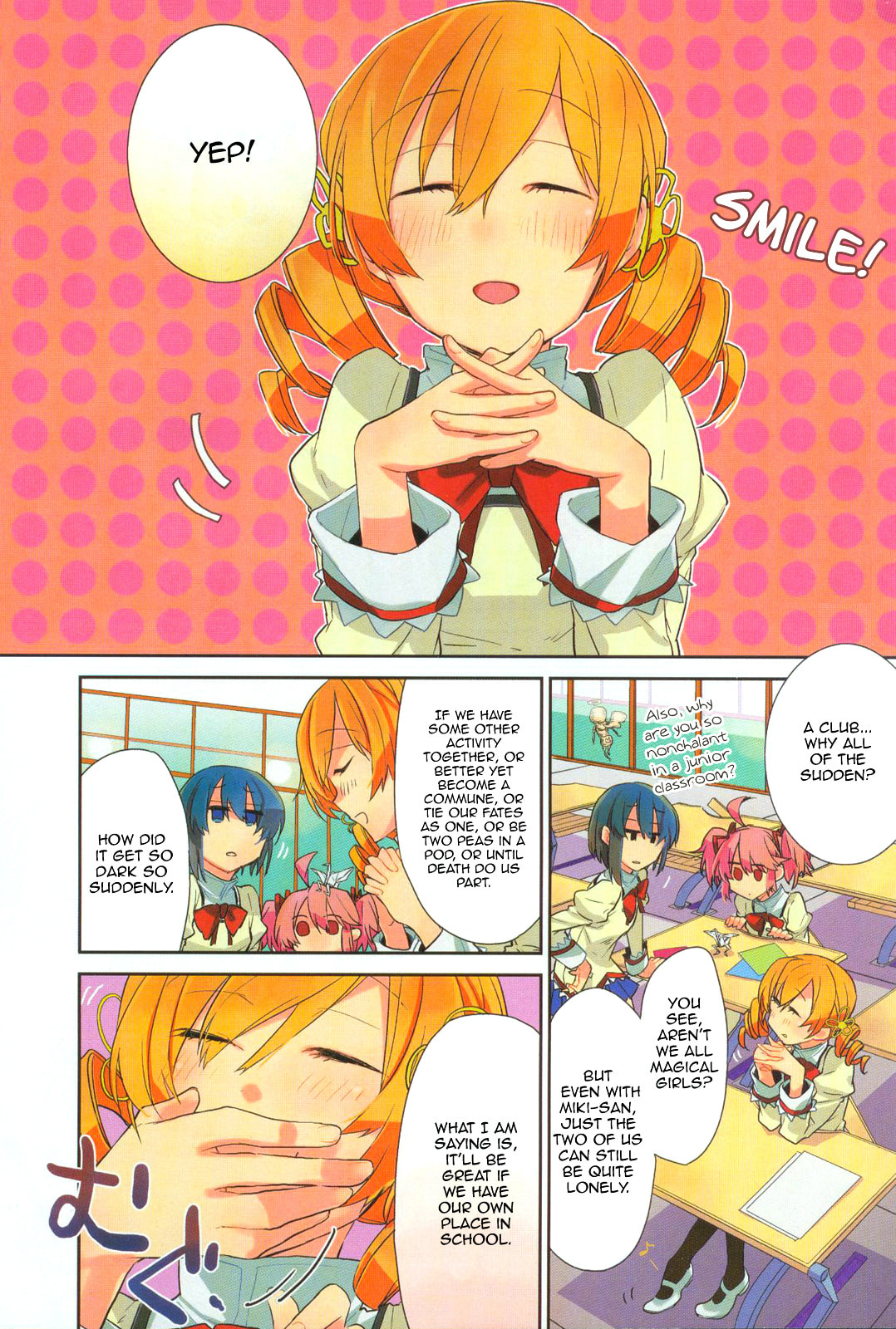 Mahou Shoujo-bu Madoka★Magica – Chapter 1 page 1