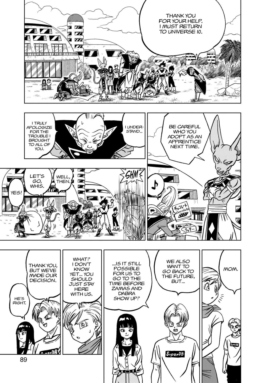 The Decisive Battle! Farewell, Trunks! page 36