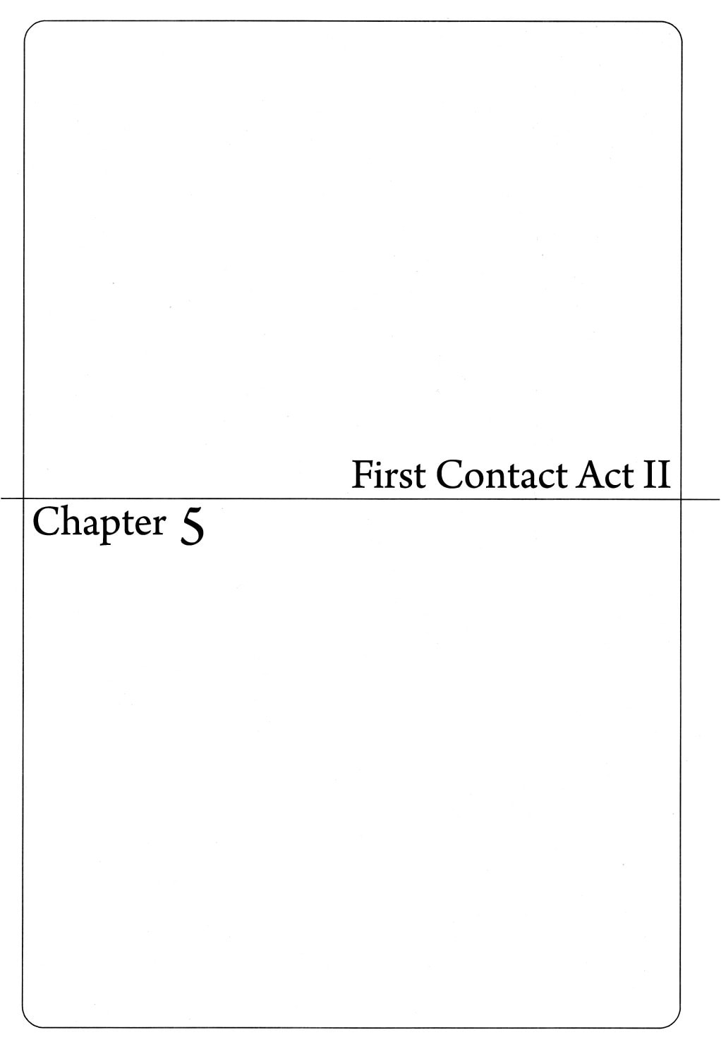 First Contact Act II page 0