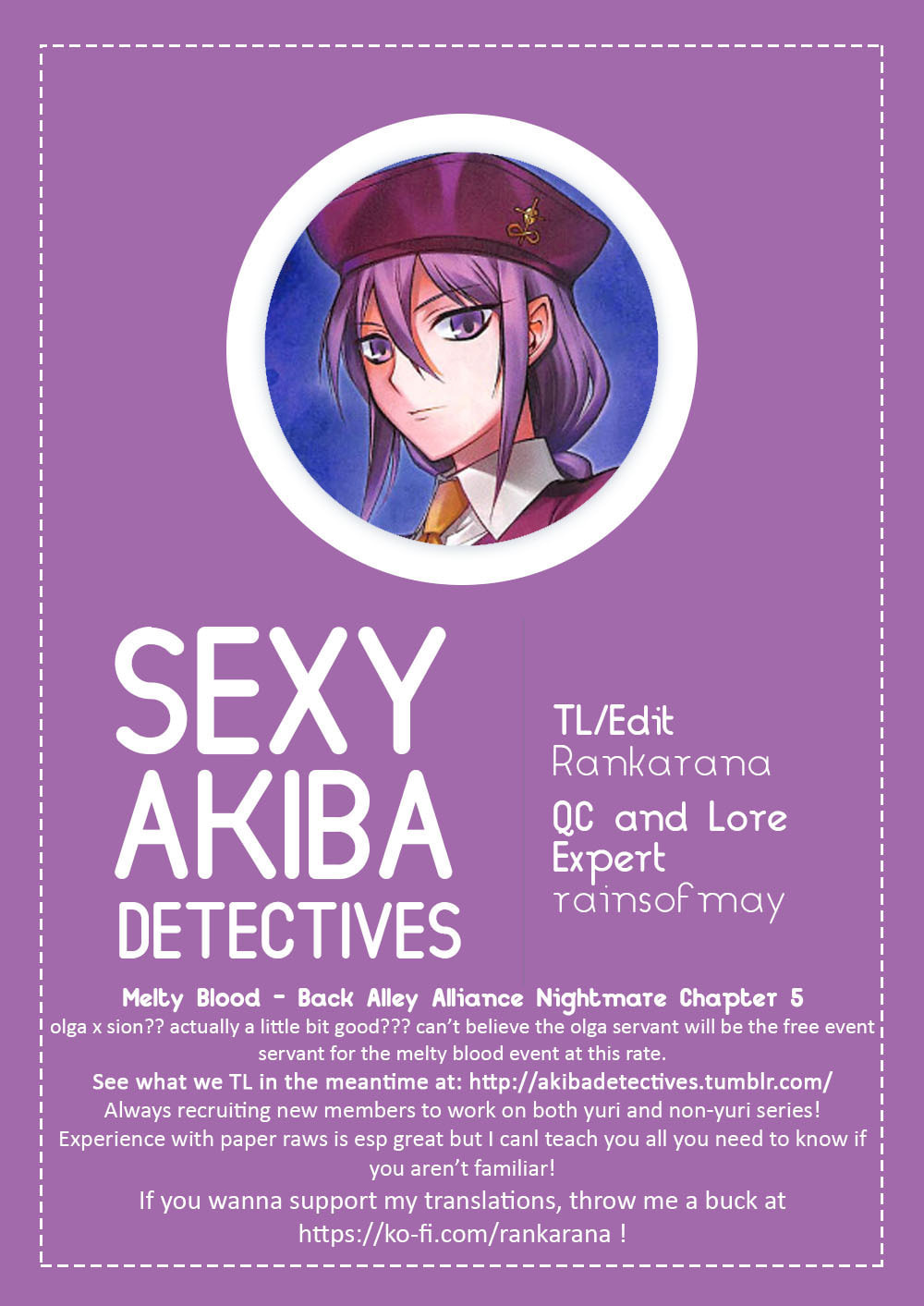 Melty Blood – Back Alley Alliance Nightmare – Chapter 4 page 27