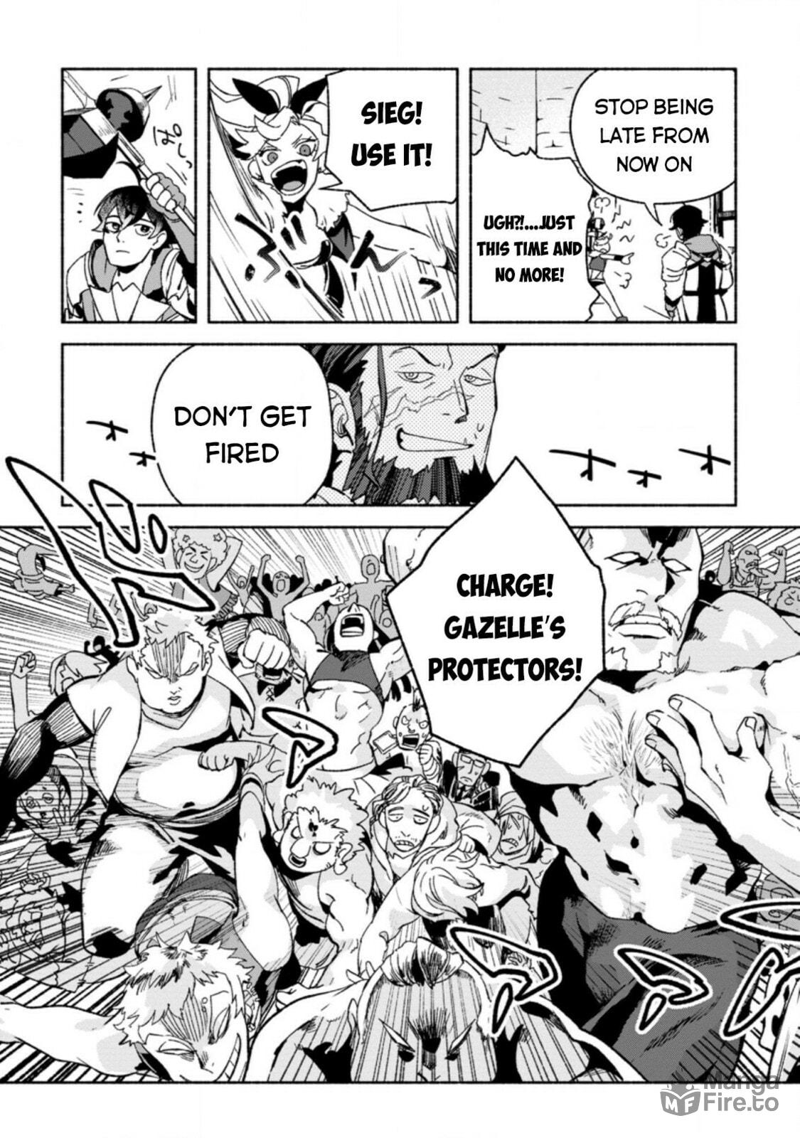 Sono Monban, Saikyou Nitsuki: Tsuihou Sareta Bougyo Ryoku 9999 no Senshi, Outo no Monban Toshite Musou Suru – Chapter 8 page 17