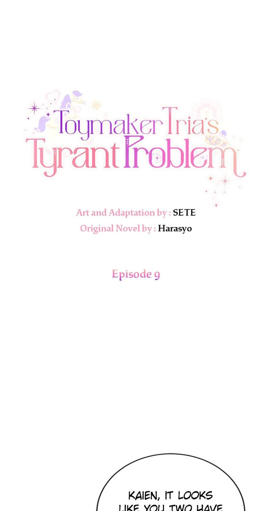 Toymaker Tria's Tyrant Problem – Chapter 9 page 0