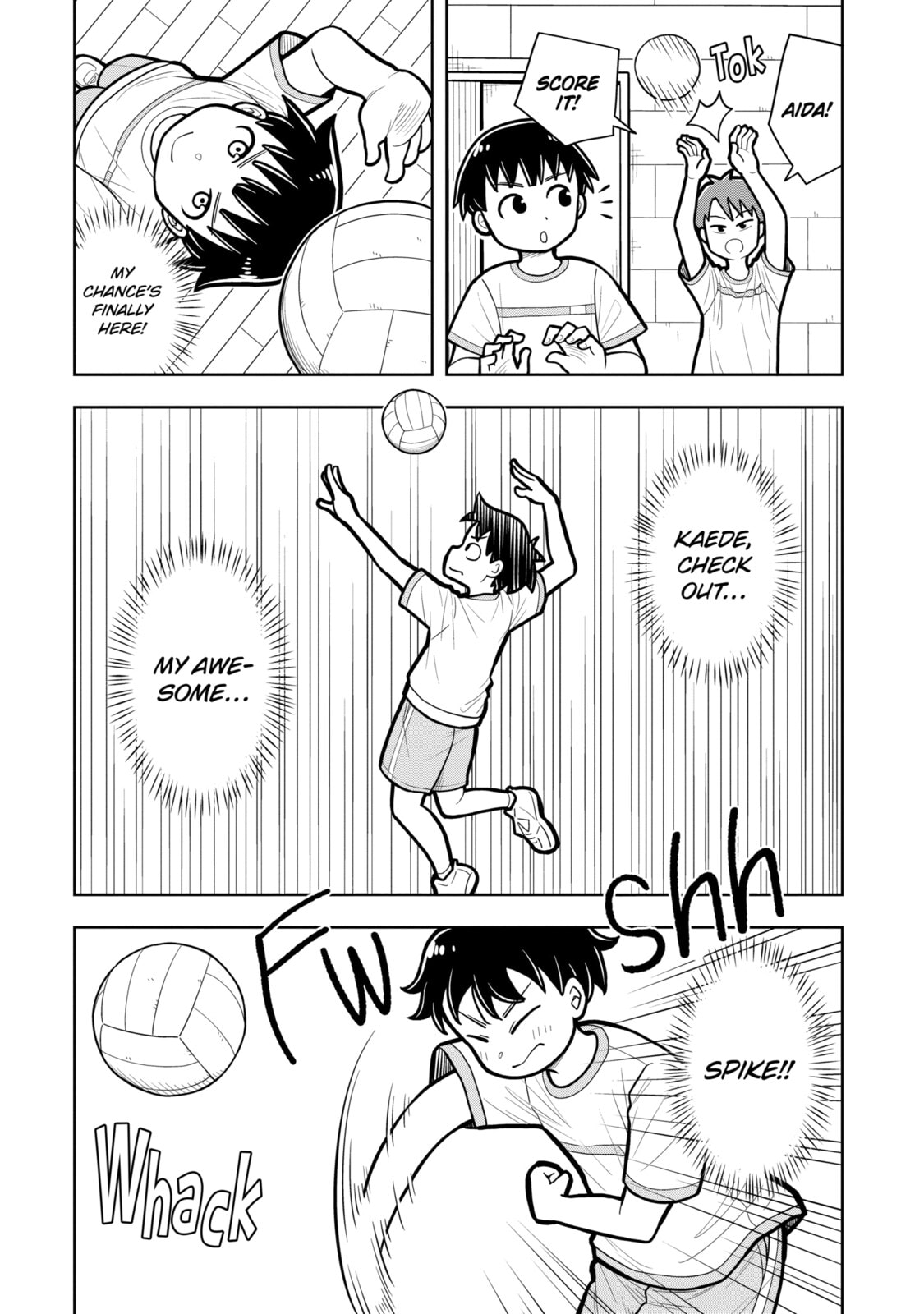 Childhood Friend and Volleyball page 1