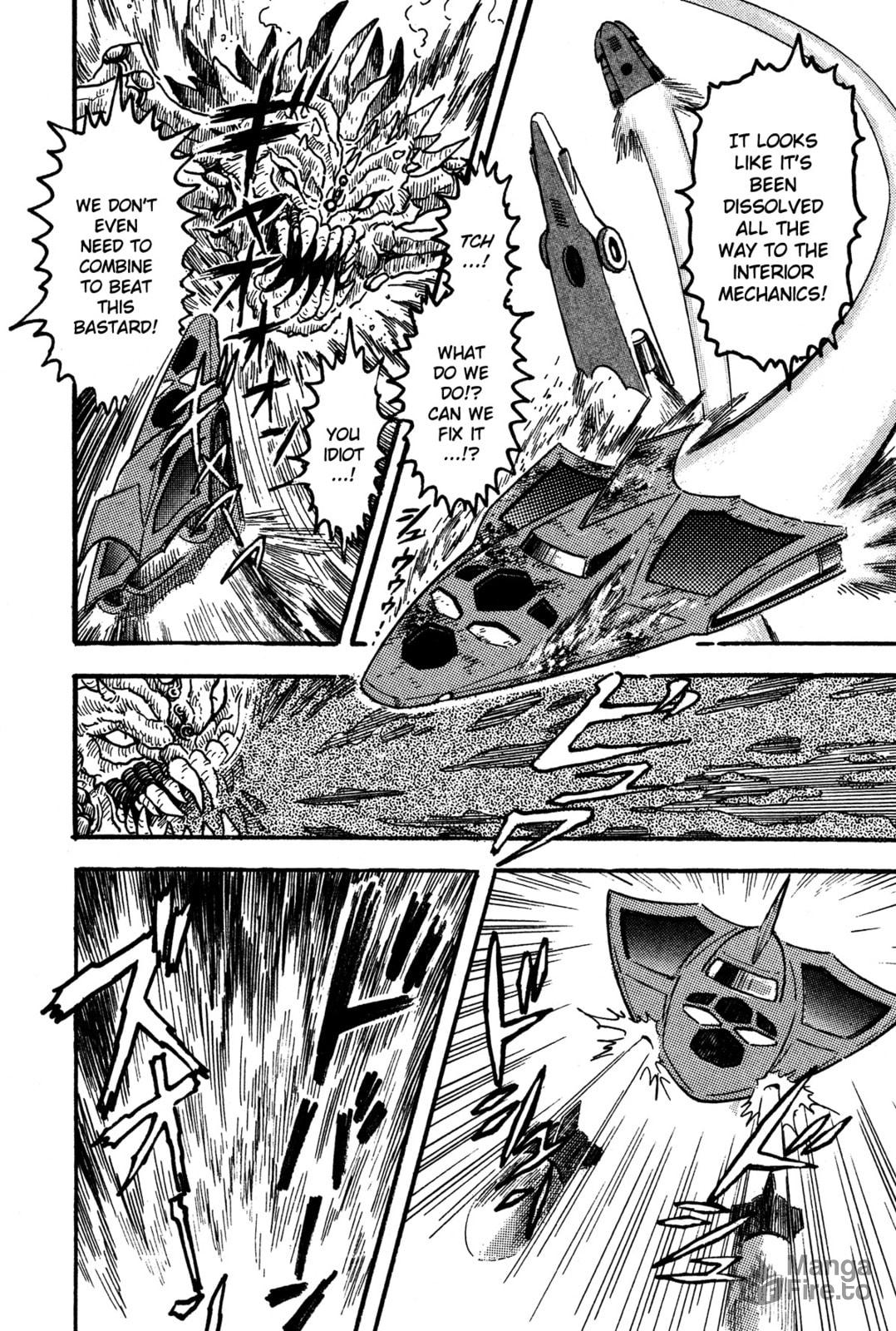 Assault of the Meteorite Beast Crabgiron!! Getter In Crisis page 11