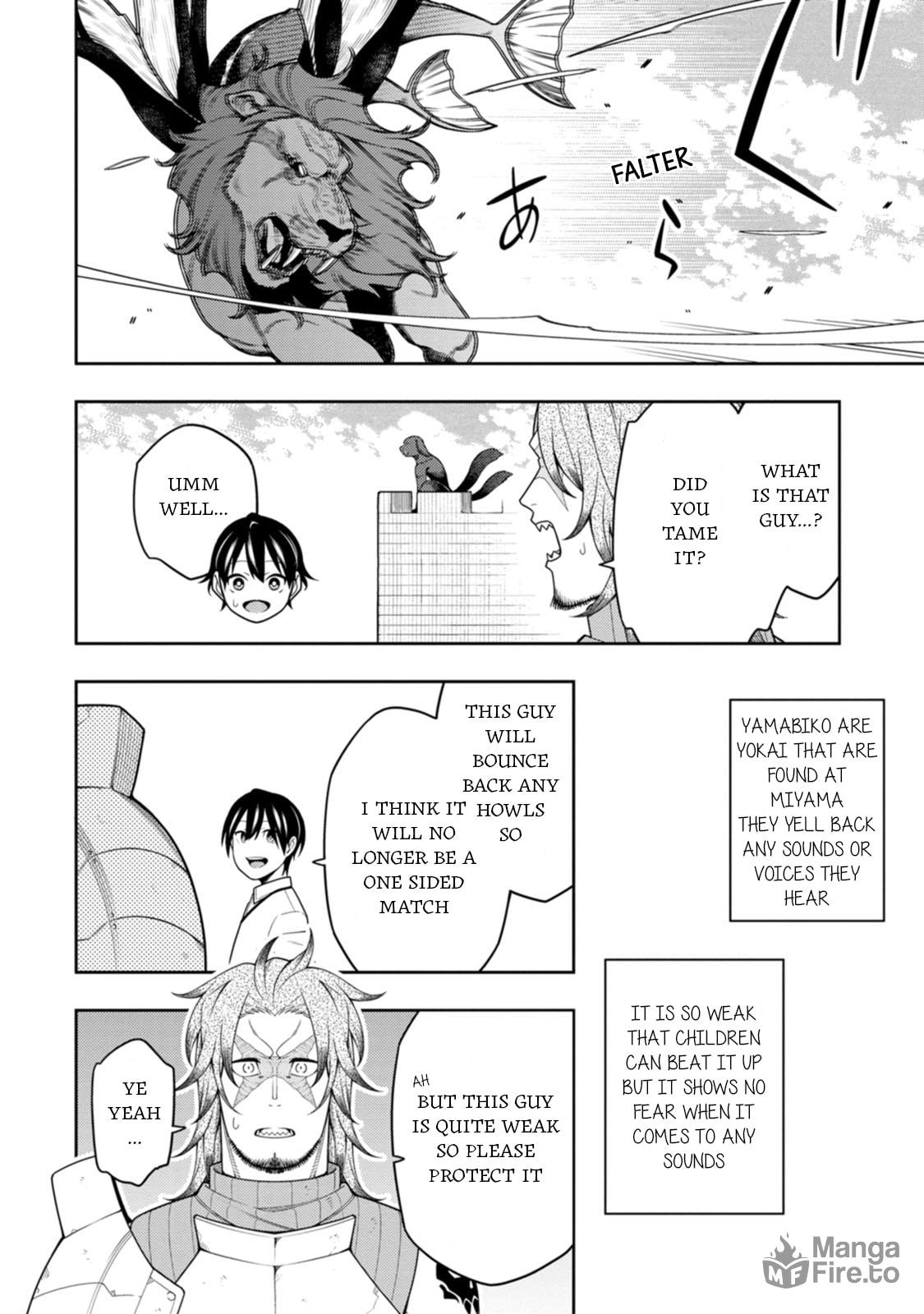Saikyou Onmyouji no Isekai Tenseiki ~Geboku no Youkaidomo ni Kurabete Monster ga Yowaisugirundaga~ – Chapter 39 page 20