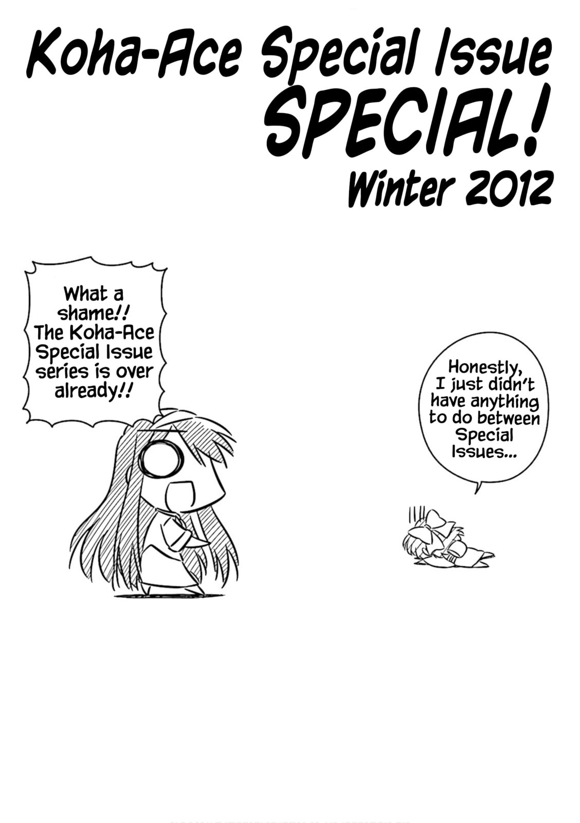 Koha-Ace Special Issue SPECIAL! Winter 2012 page 1
