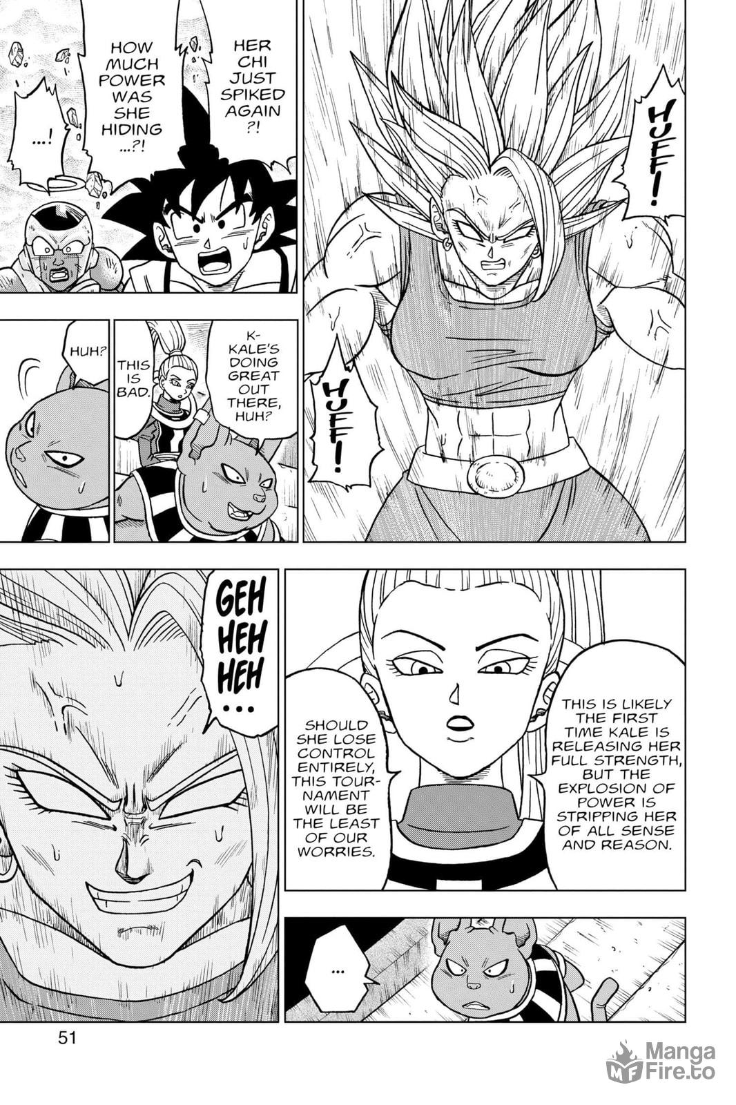 Awaken, Super Saiyan Kale page 44
