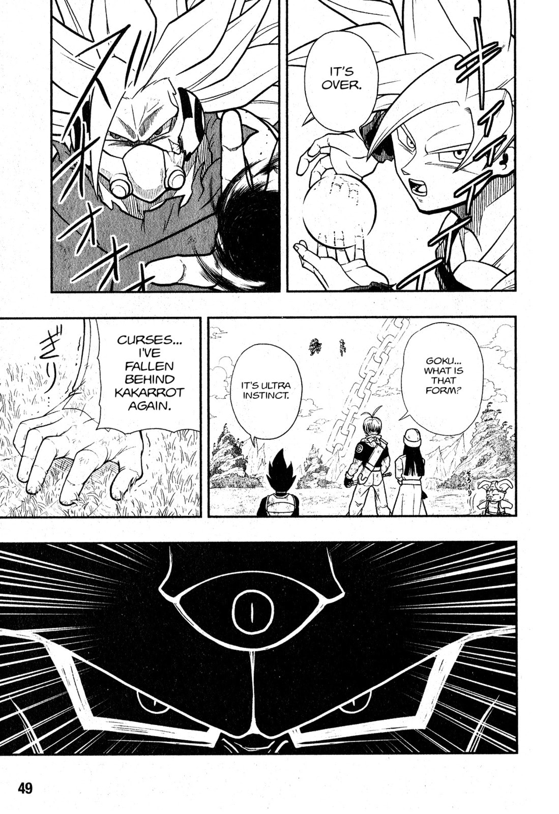 The ones who saved Goku and Vegeta are none other than themselves!! page 21