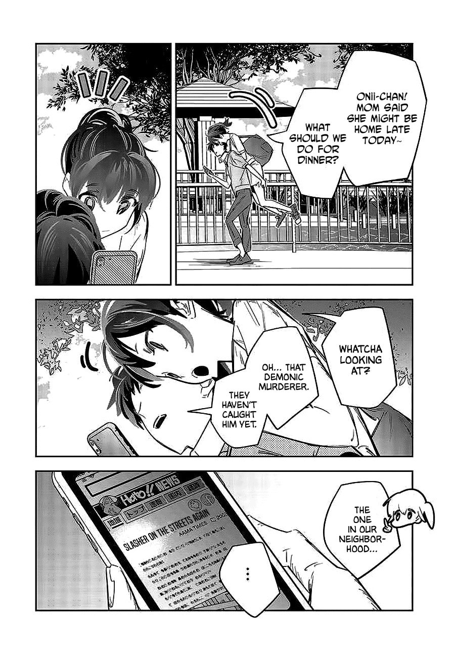 I Reincarnated as the Little Sister of a Death Game Manga's Murder Mastermind and Failed – Chapter 1 page 13