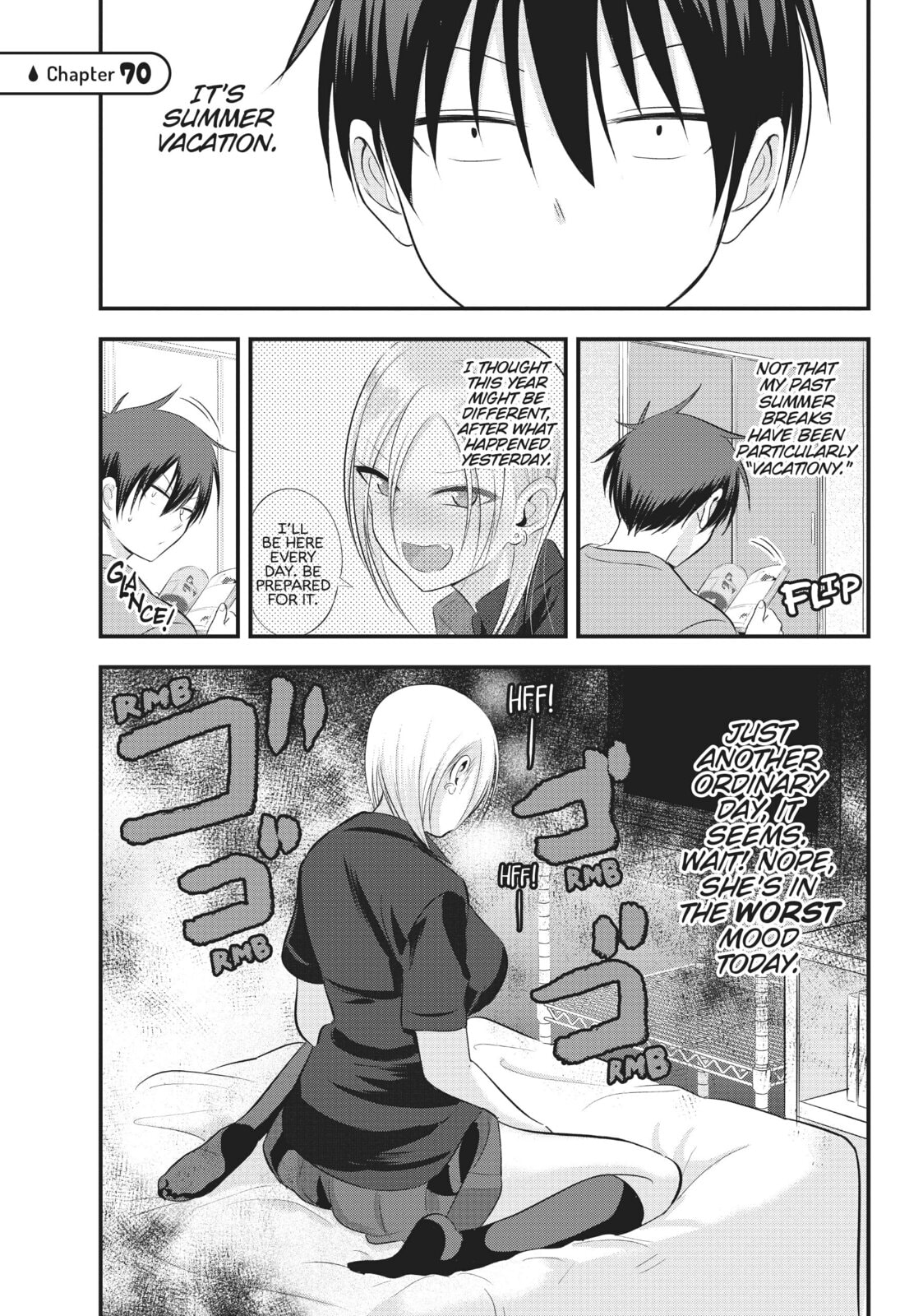 Please Go Home, Miss Akutsu! – Chapter 70 page 0