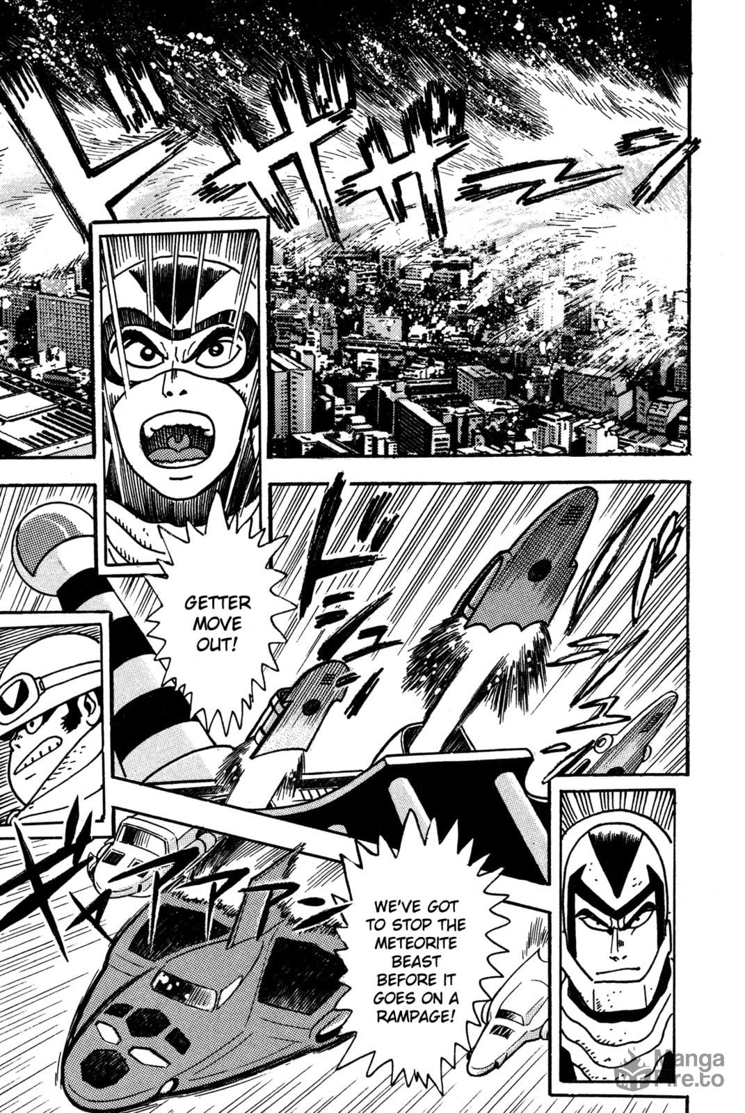 Assault of the Meteorite Beast Crabgiron!! Getter In Crisis page 4