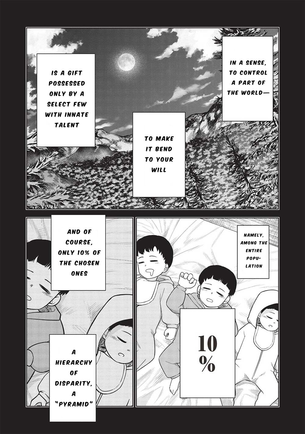 "Monban Yattero" to Iware 15-nen, Tsuttatteru Aida ni Ore no Maryoku ga 9999 (Saikyou) ni Sodattemashita – Chapter 2 page 1