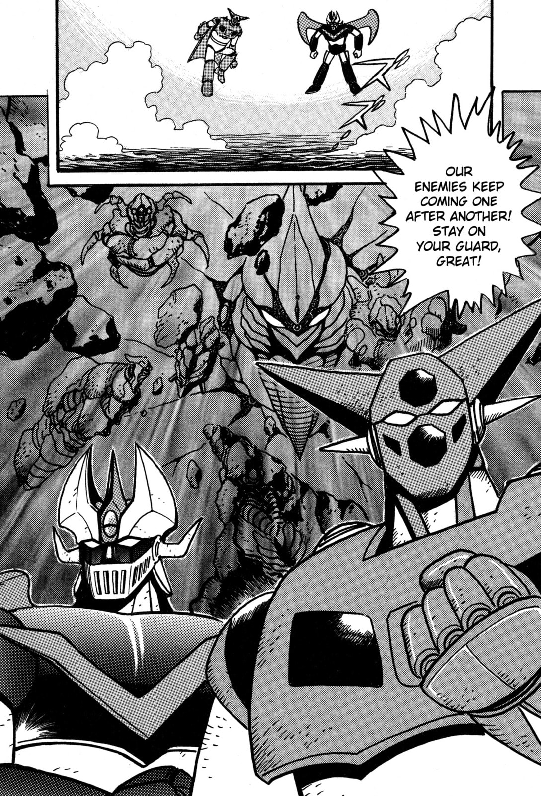Assault of the Meteorite Beast Crabgiron!! Getter In Crisis page 21