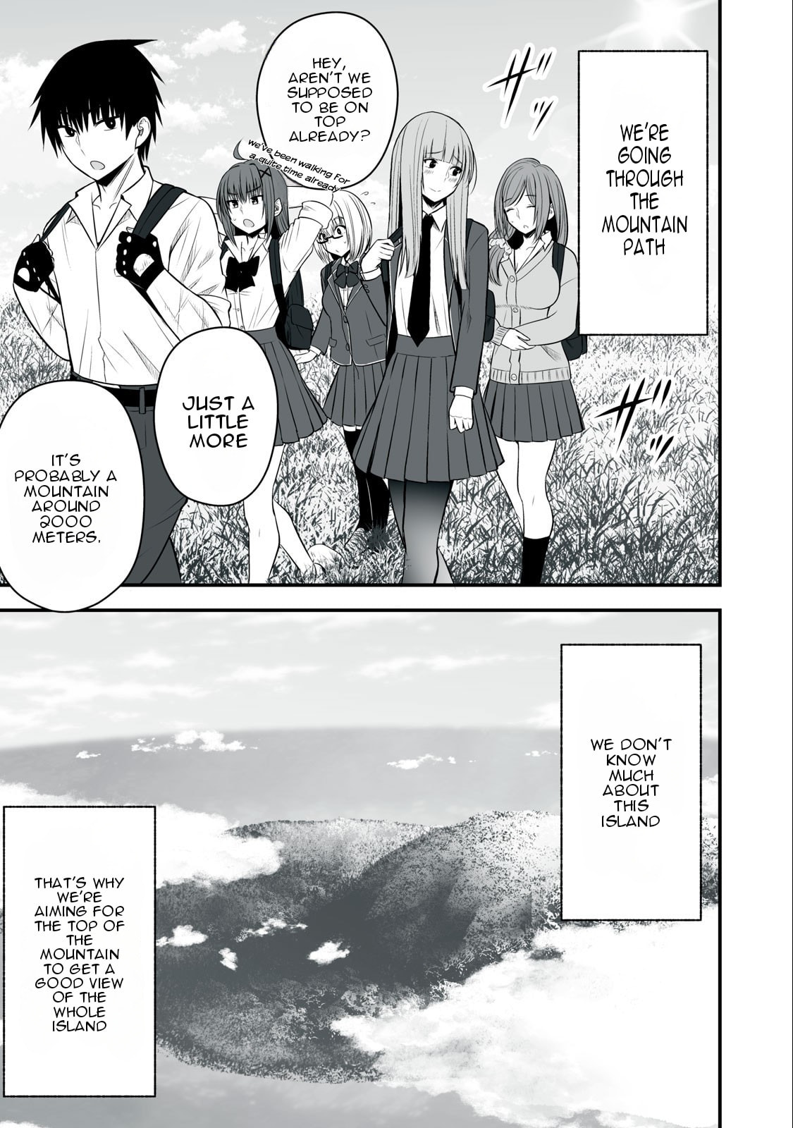 I’ll Live on an Uninhabited Island With Four Beautiful Girls~ – Chapter 17 page 1