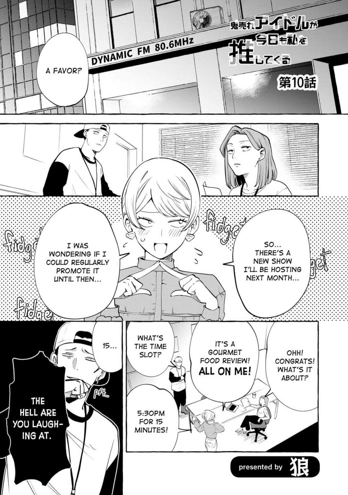 Oniure Idol ga Kyou mo Watashi wo Oshitekuru – Chapter 10 page 0