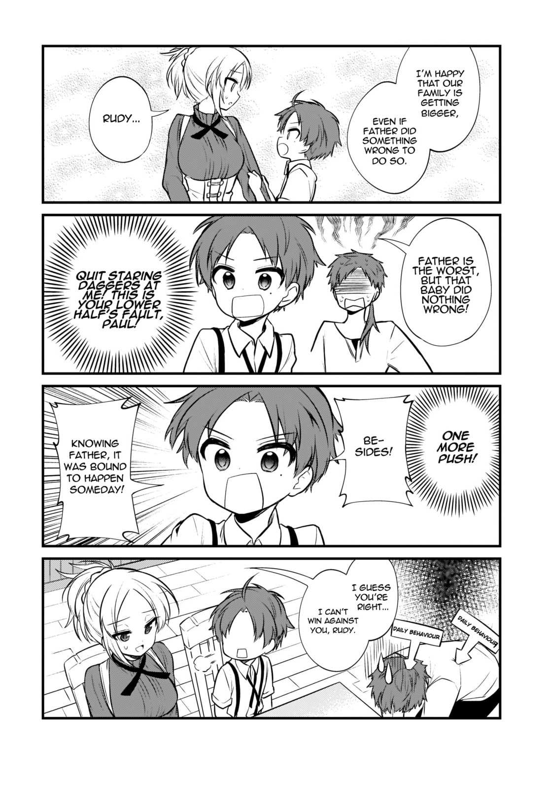 Mushoku Tensei: 4-koma ni natte mo Honki dasu – Chapter 5 page 6