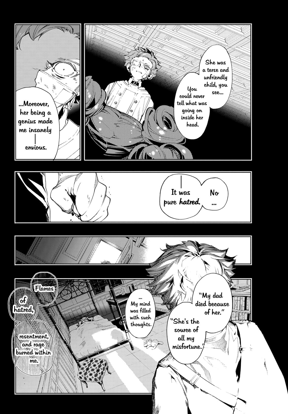 Evil in Disguise. — Irregular page 12