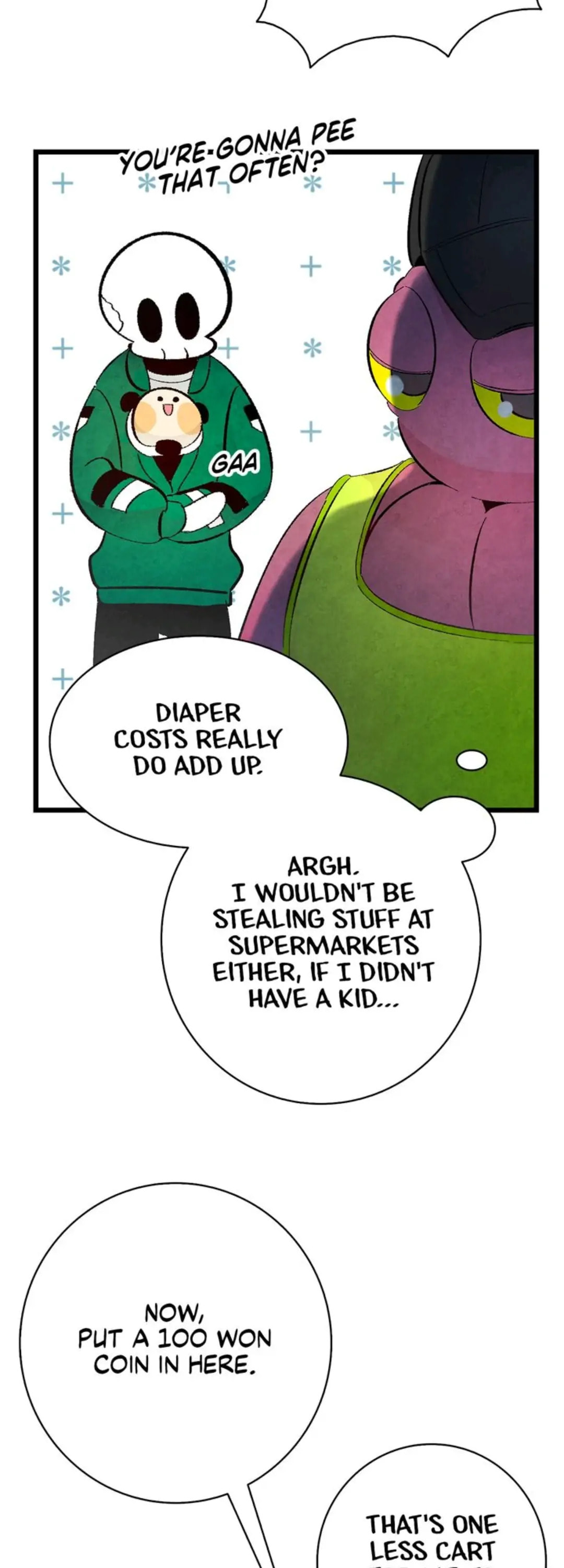 The Skeleton Becomes a Cat Dad – Chapter 17 page 28