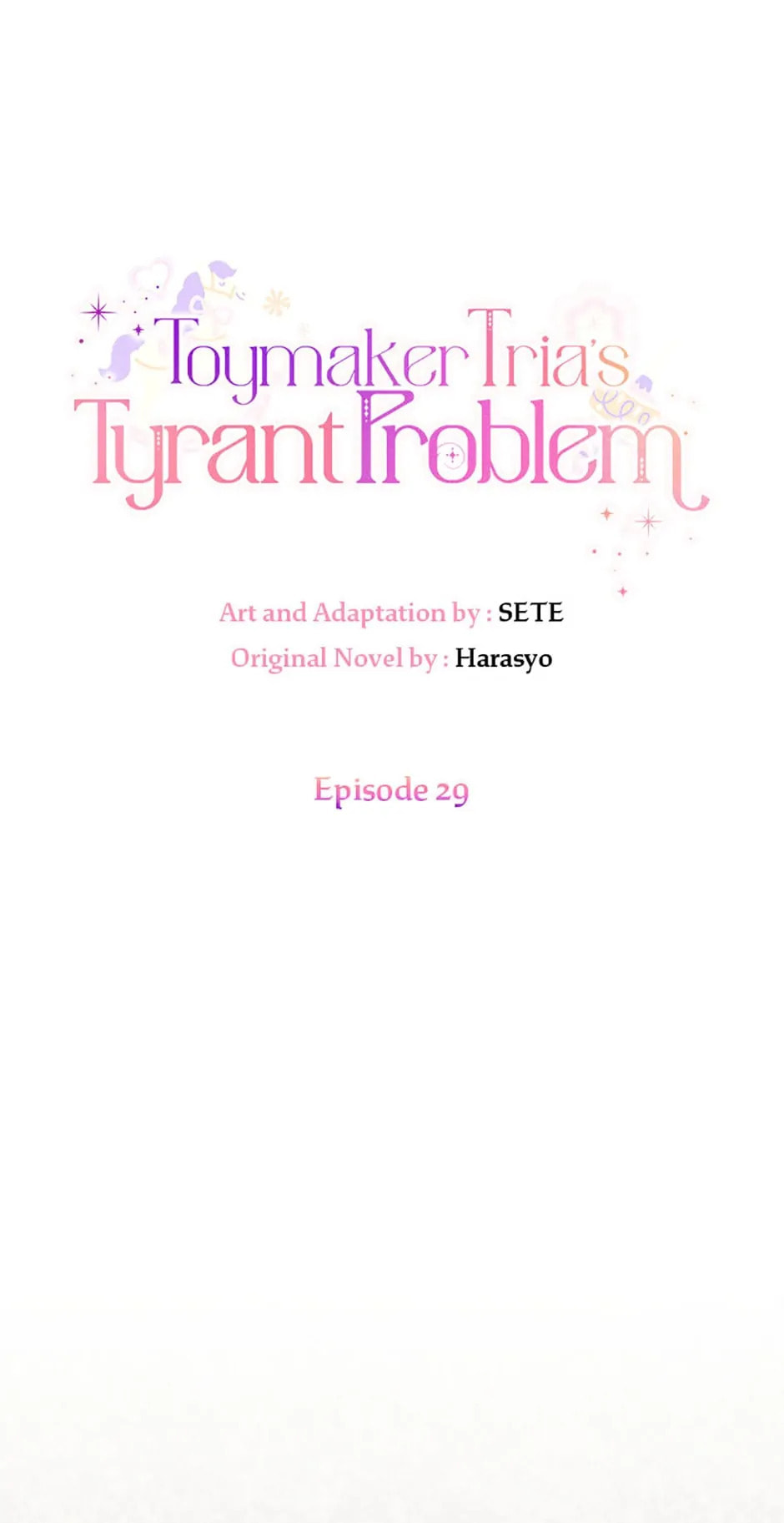Toymaker Tria's Tyrant Problem – Chapter 29 page 0