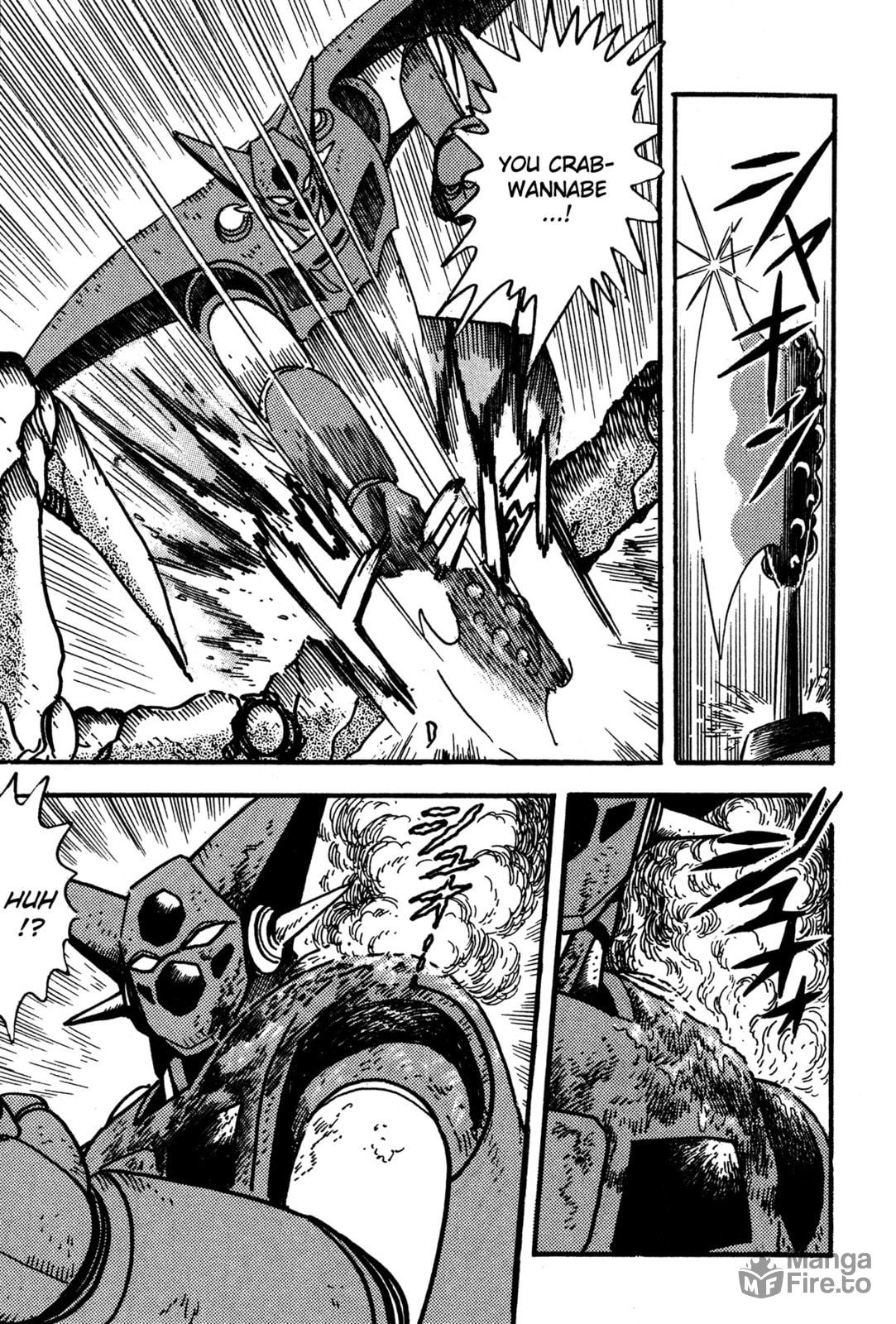 Assault of the Meteorite Beast Crabgiron!! Getter In Crisis page 8