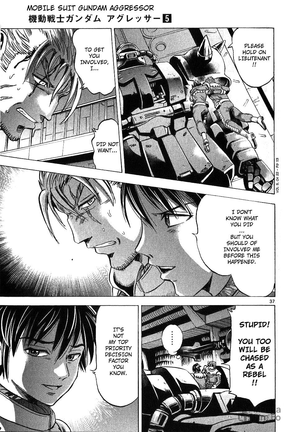Mobile Suit Gundam Aggressor – Chapter 22 page 34