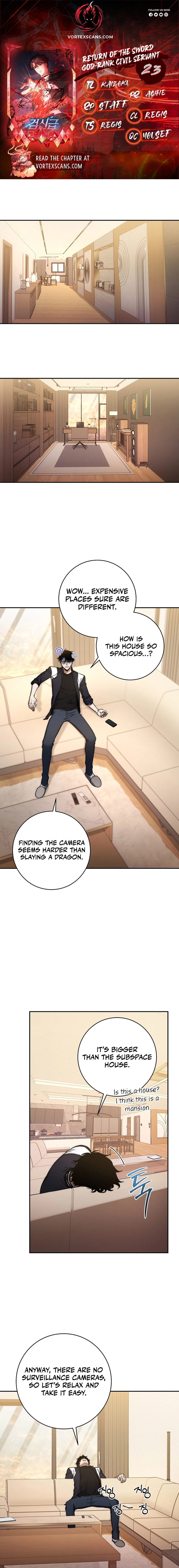 Return of the Sword God-Rank Civil Servant – Chapter 23 page 0