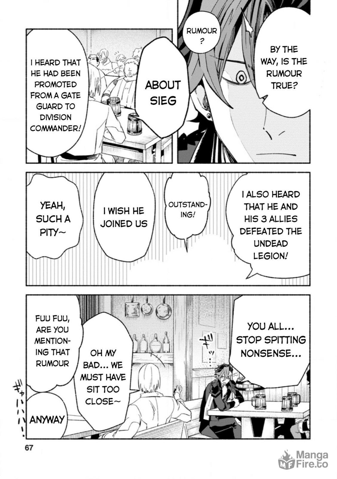 Sono Monban, Saikyou Nitsuki: Tsuihou Sareta Bougyo Ryoku 9999 no Senshi, Outo no Monban Toshite Musou Suru – Chapter 8 page 5