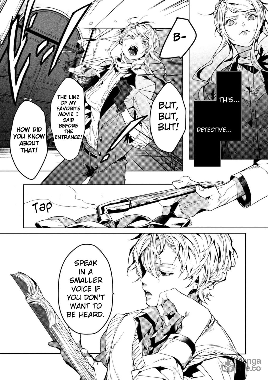 Bungo Stray Dogs: Another Story – Yukito Ayatsuji vs. Natsuhiko Kyougoku – Chapter 4 page 8