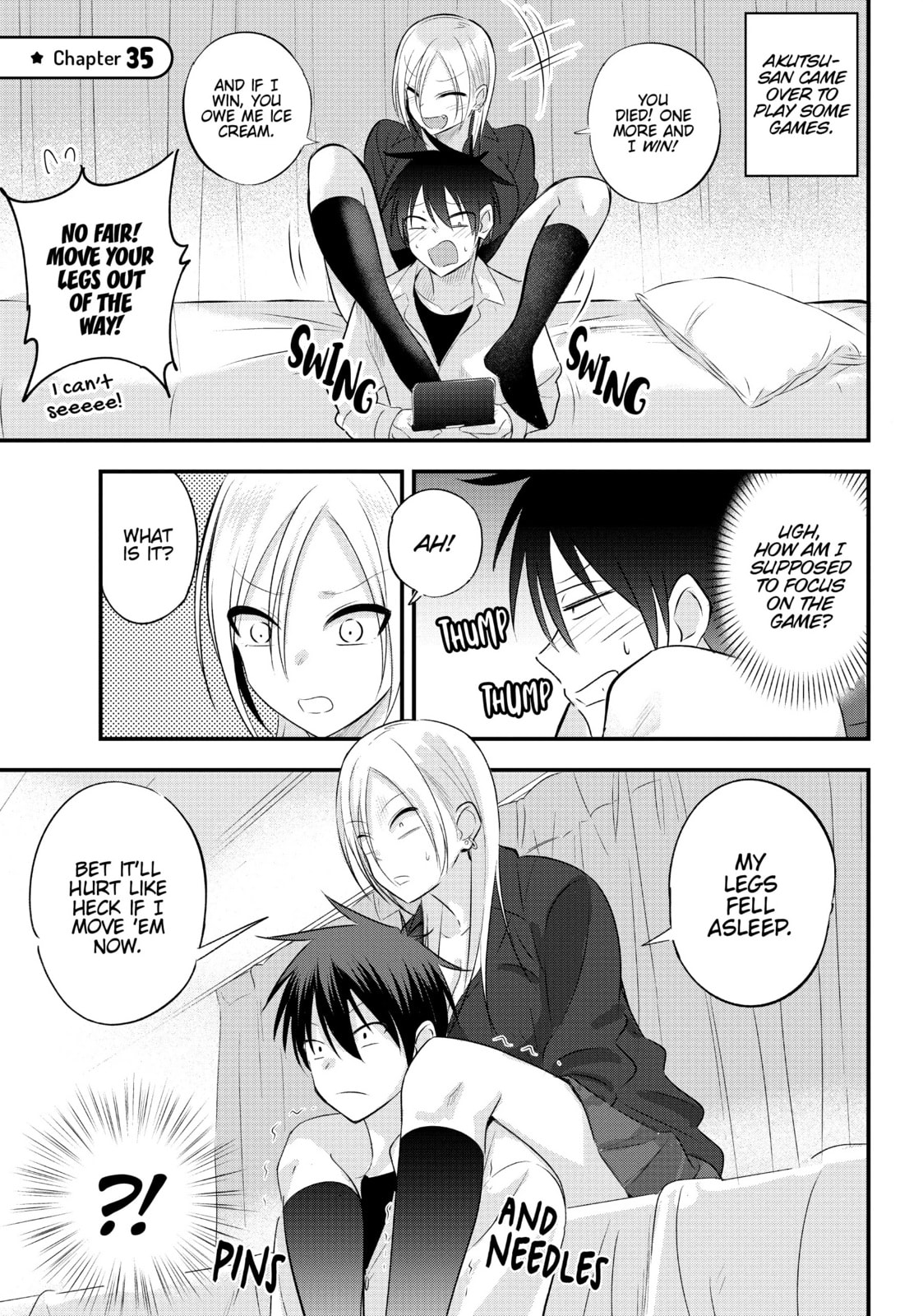 Please Go Home, Miss Akutsu! – Chapter 35 page 0