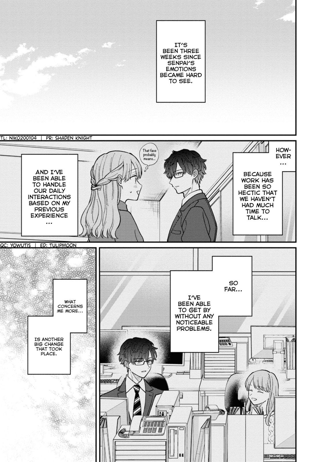 Kuuki ga "Yomeru" Shinnyushain to Buaiso na Senpai no Hanashi (Web-comic) – Chapter 52 page 3