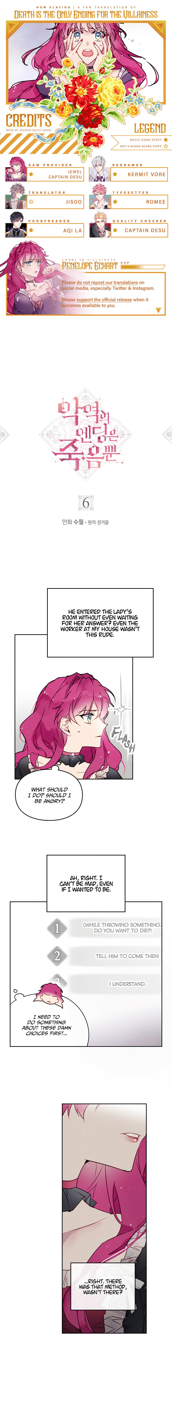 Villains Are Destined to Die – Chapter 6 page 0