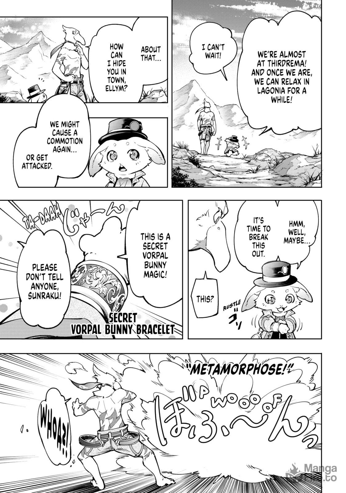 Flying people, hopping bunnies page 14