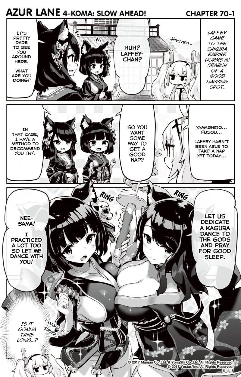 Azur Lane 4-koma: Slow Ahead! – Chapter 70 page 0