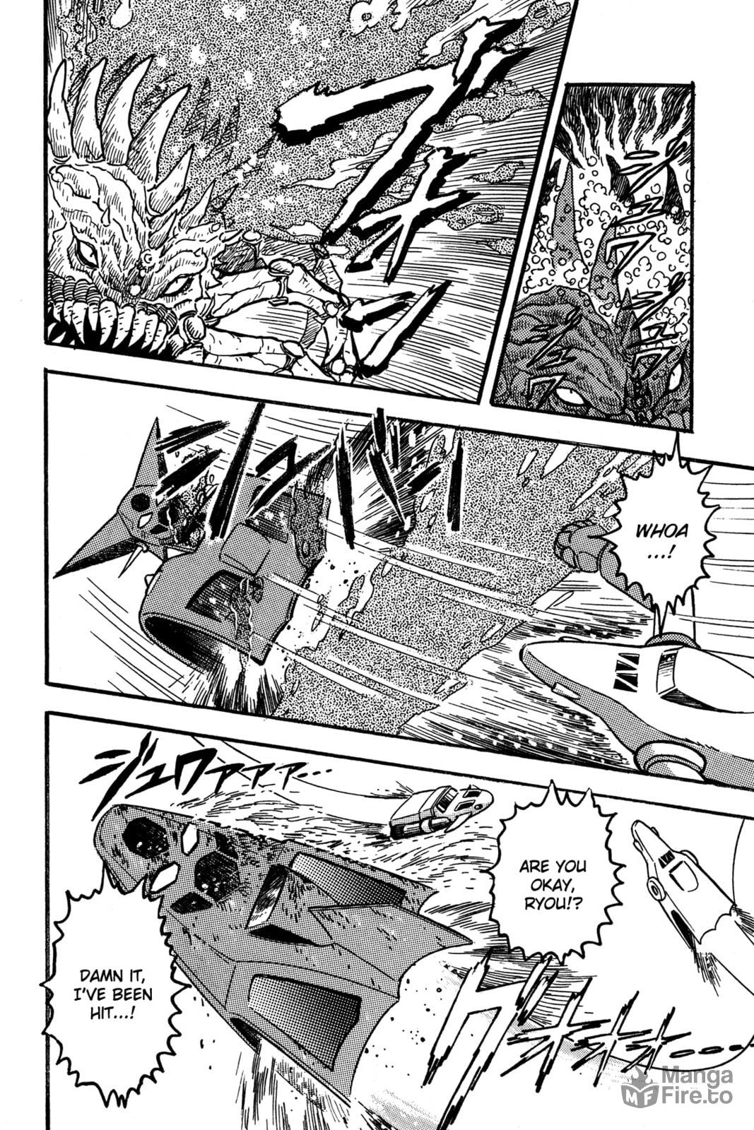 Assault of the Meteorite Beast Crabgiron!! Getter In Crisis page 9