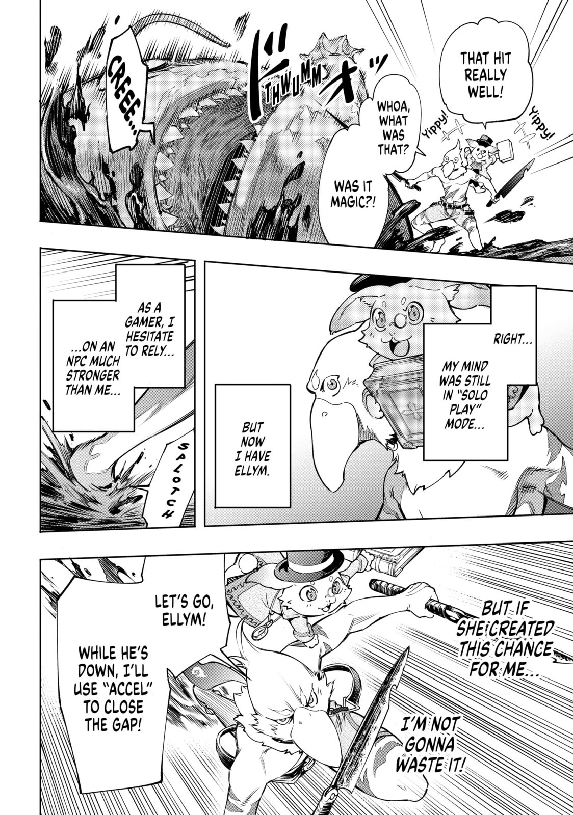 Bird mask & rabbit vs. Shark-mole page 7