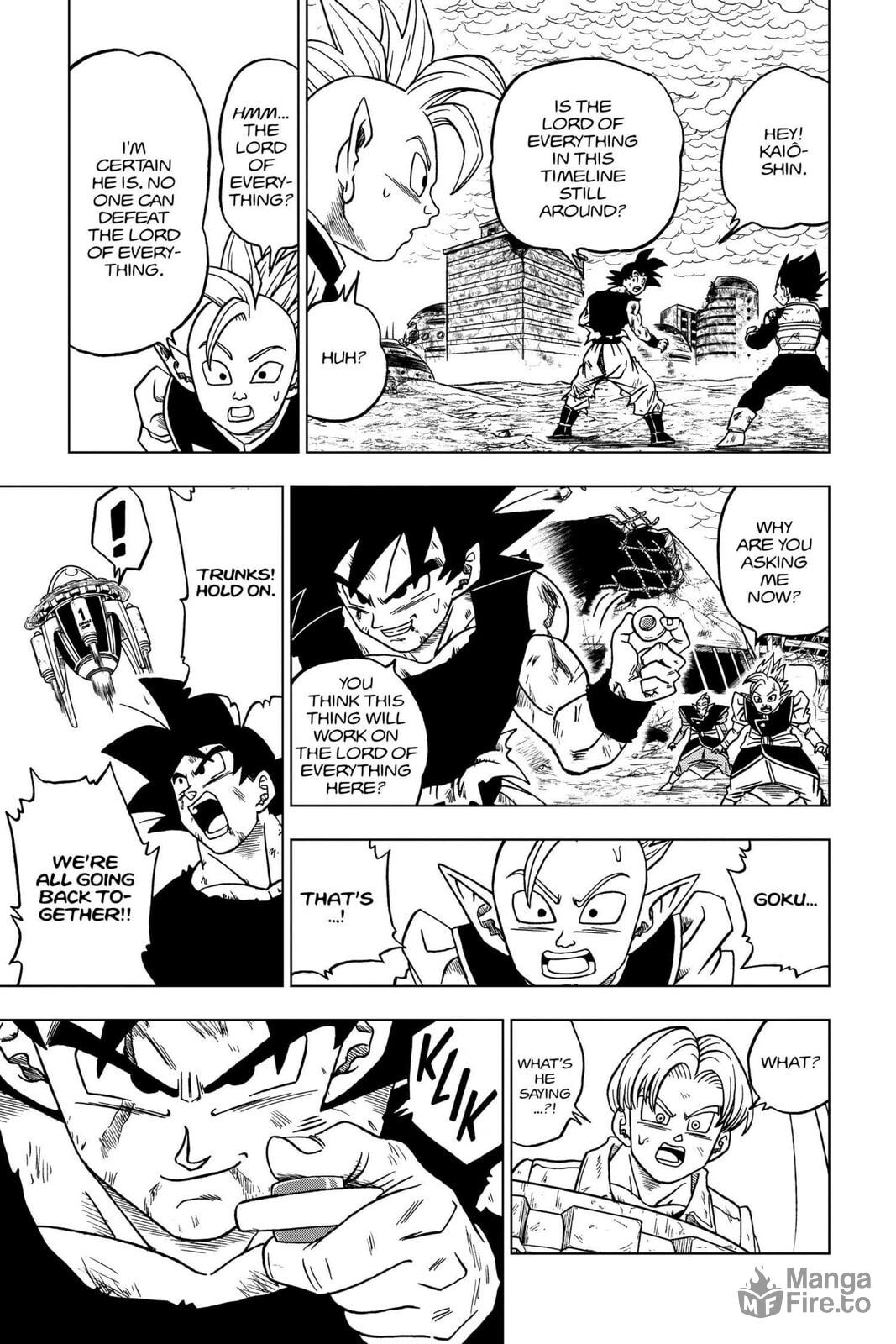 The Decisive Battle! Farewell, Trunks! page 14