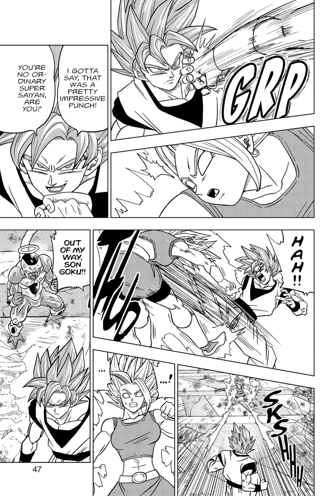 Awaken, Super Saiyan Kale page 40