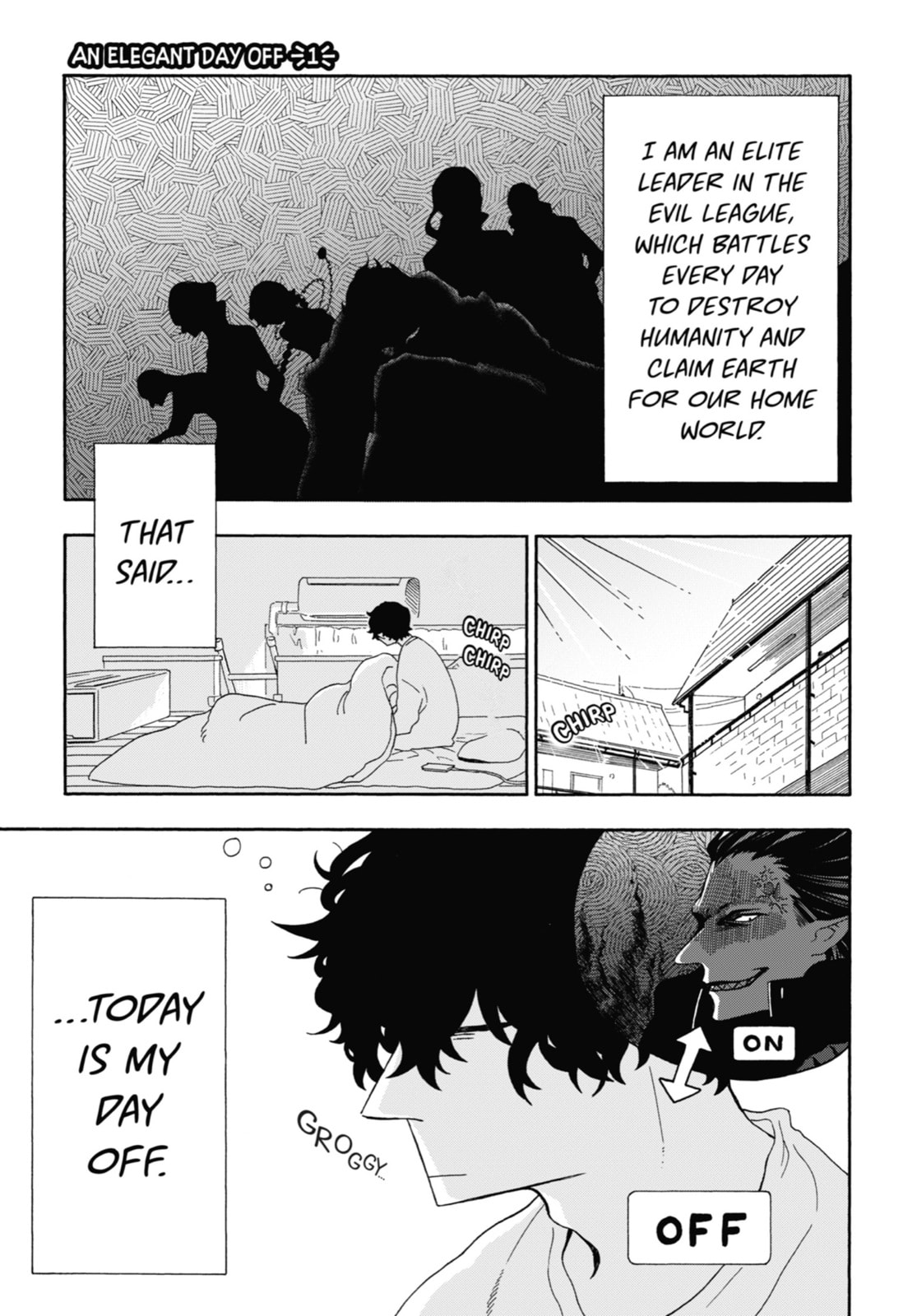 Mr. Villain's Day Off – Chapter 3 page 1