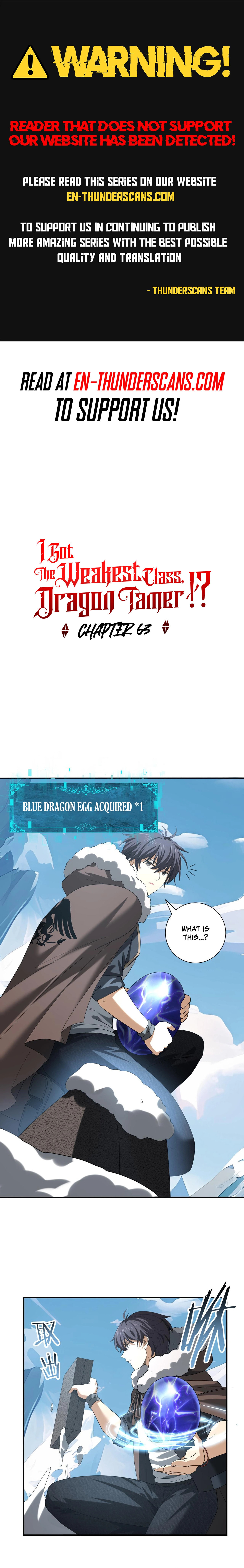 I Got the Weakest Class, Dragon Tamer!? – Chapter 63 page 0