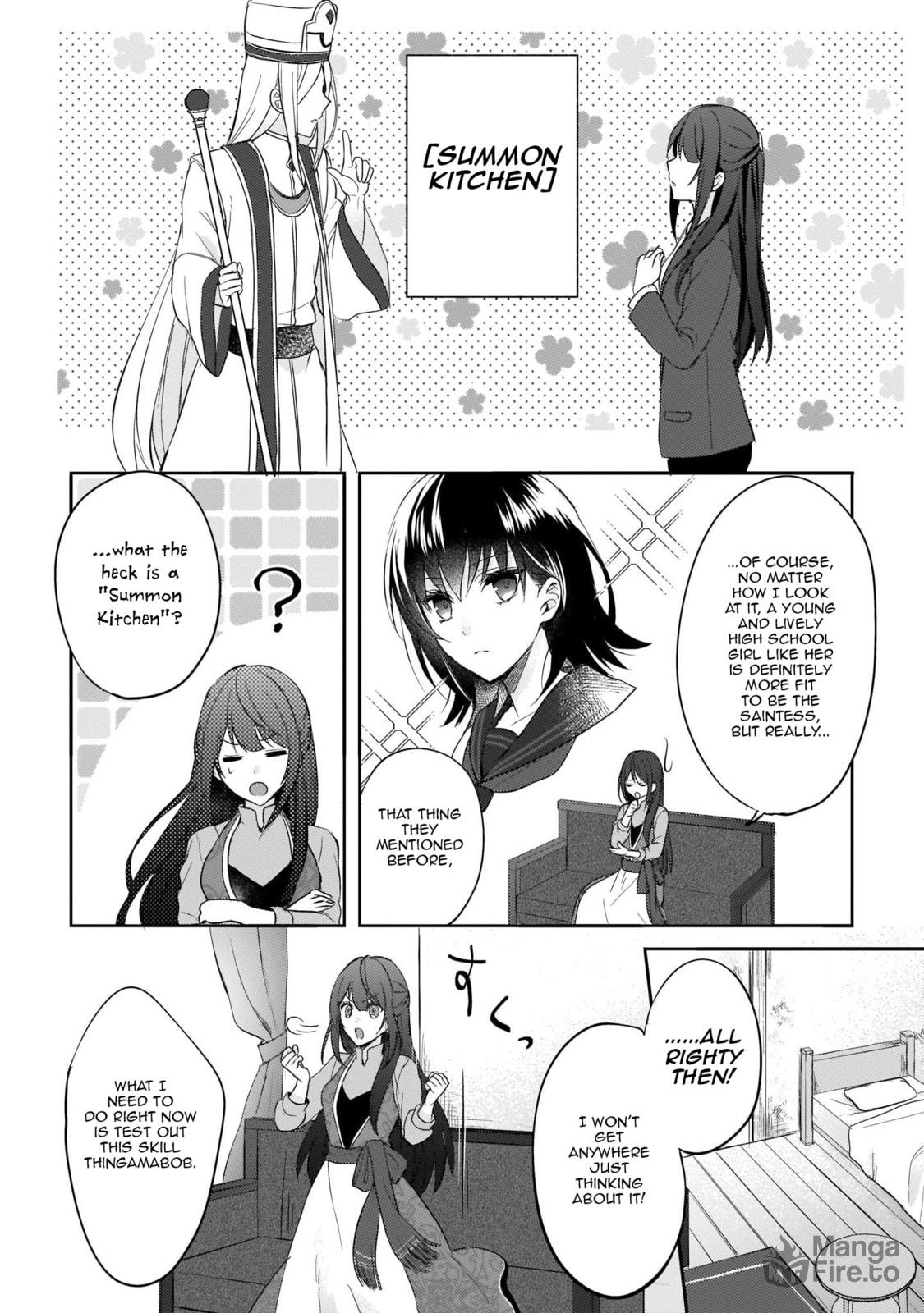 This "Summon Kitchen" Skill Is Amazing! ~Amassing Points by Cooking in Another World~ – Chapter 1 page 8