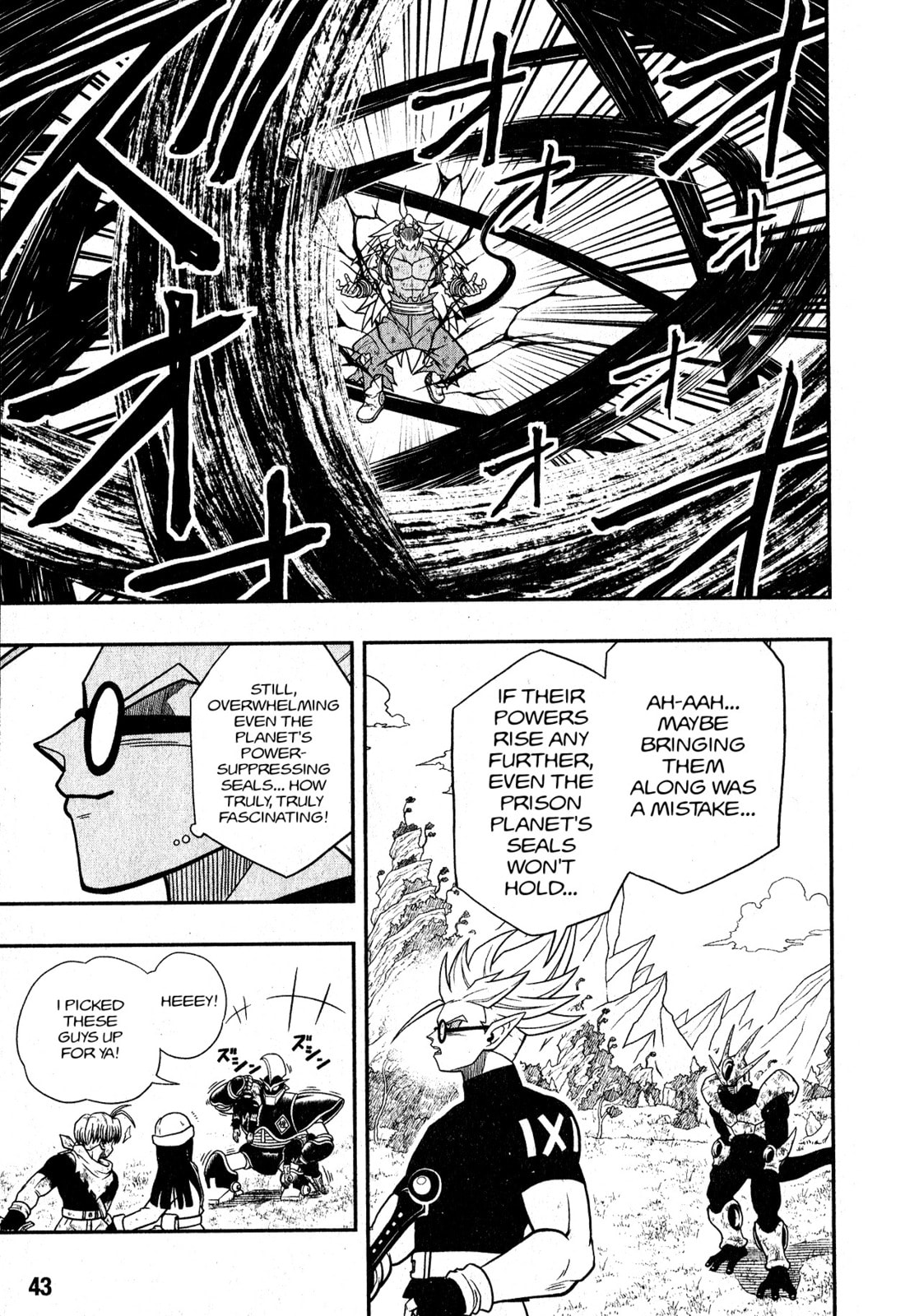 The ones who saved Goku and Vegeta are none other than themselves!! page 16