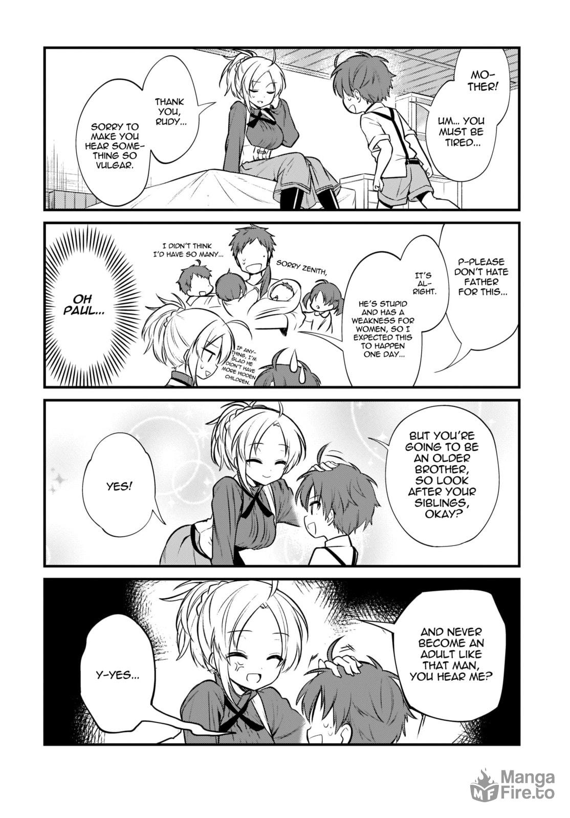 Mushoku Tensei: 4-koma ni natte mo Honki dasu – Chapter 5 page 8