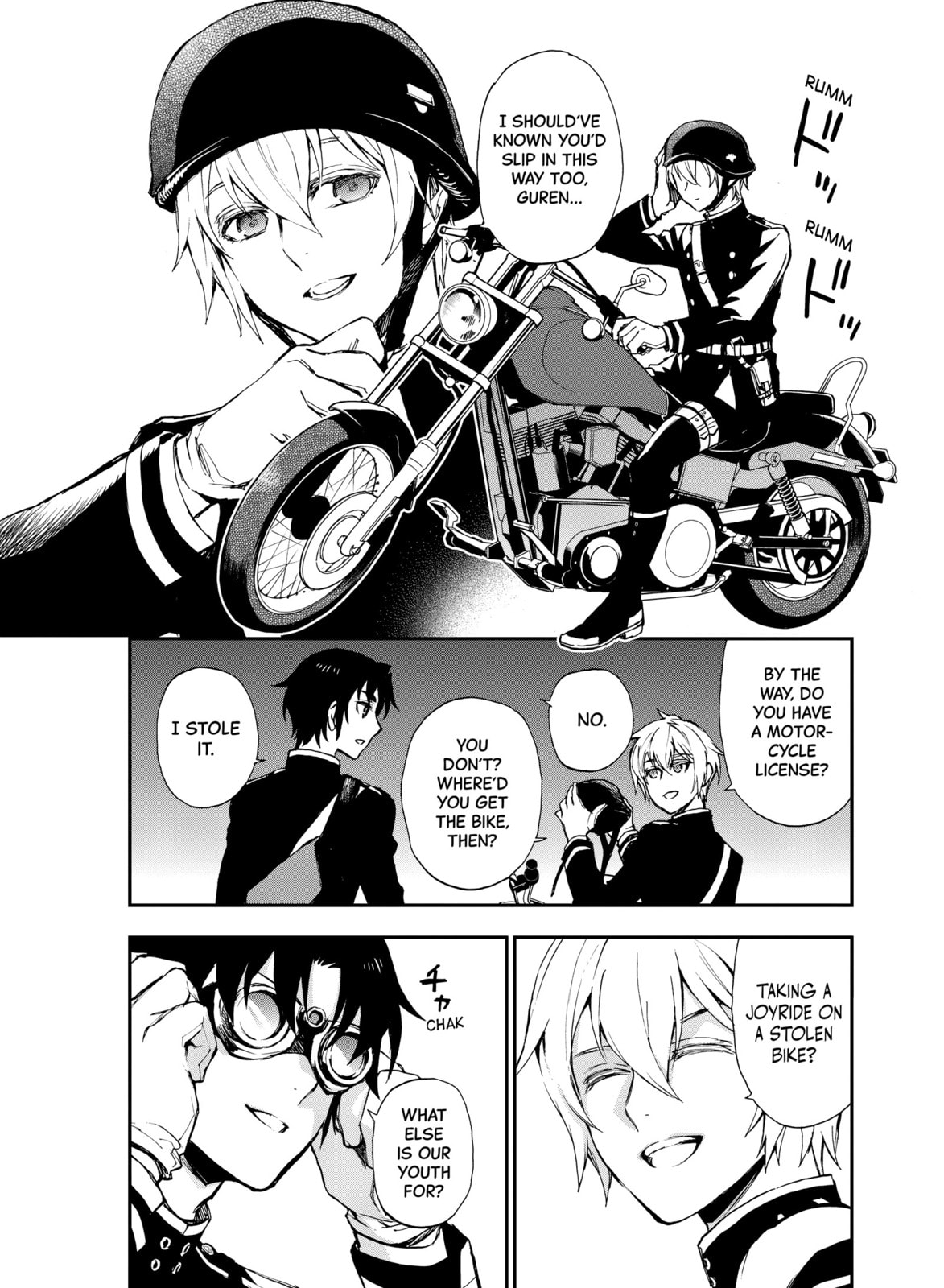 Seraph of the End: Guren Ichinose: Catastrophe at Sixteen – Chapter 15 page 1